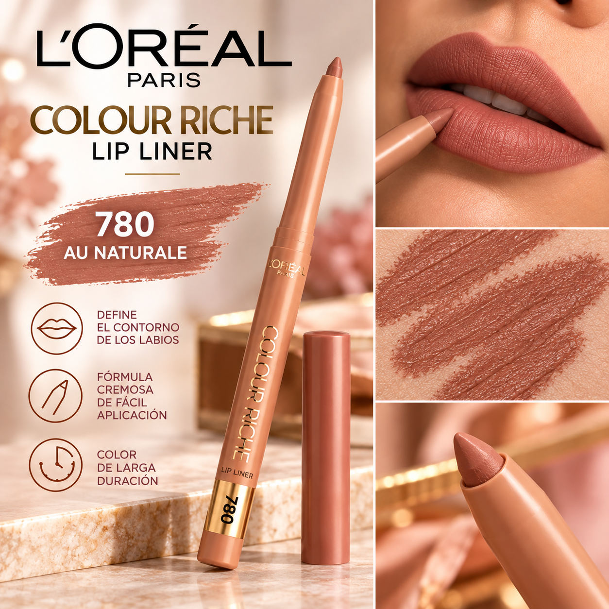 Delineador de Labios 780 Au Naturale - Colour Riche