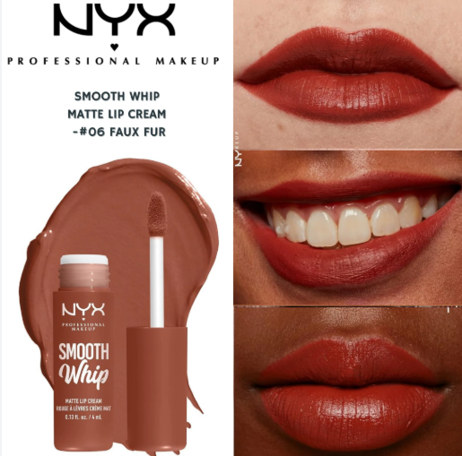 NYX Smooth Whip Matte Lip Cream #06 Faux Fur