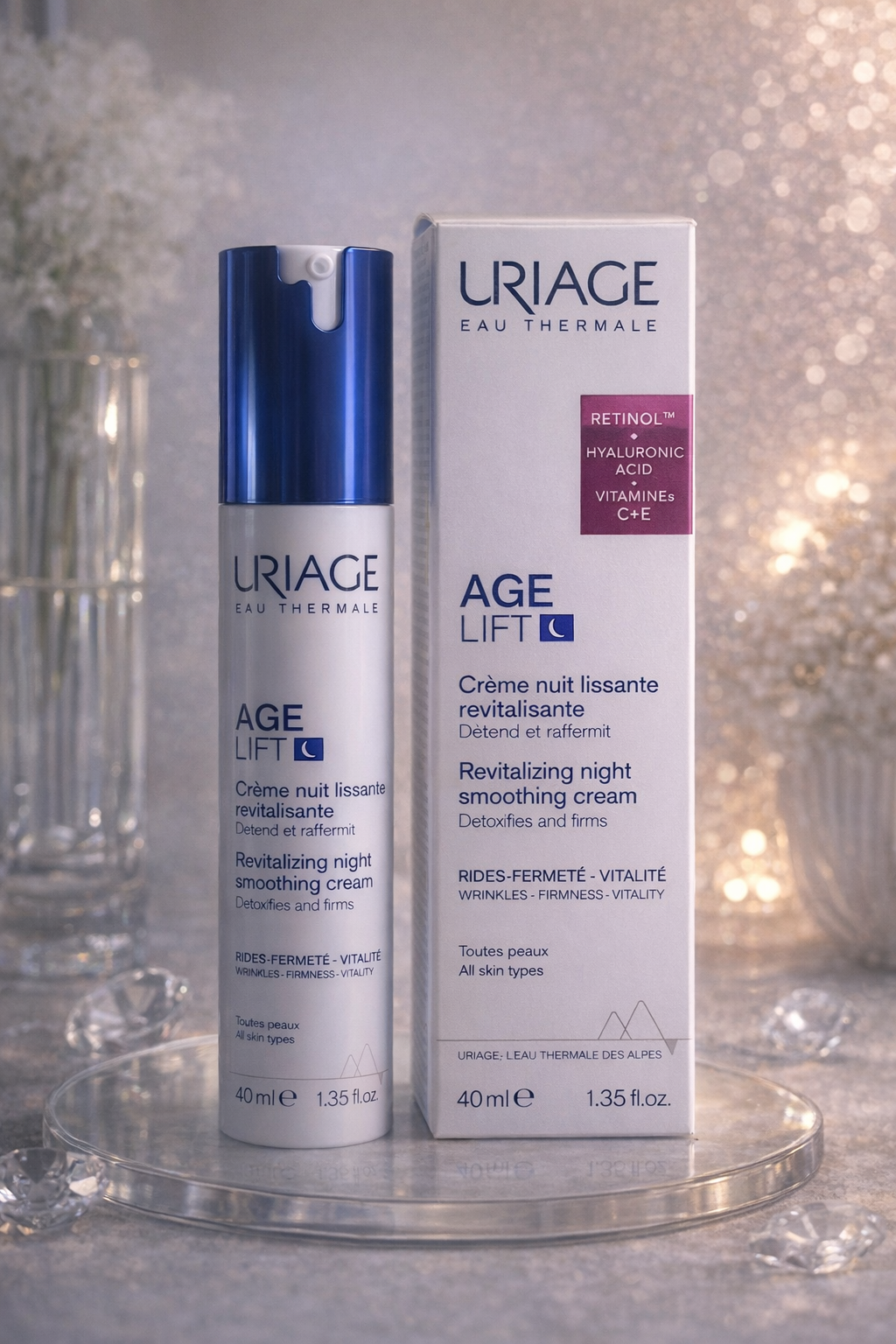 Uriage Age Lift Crema de Noche Reafirmante Revitalizante