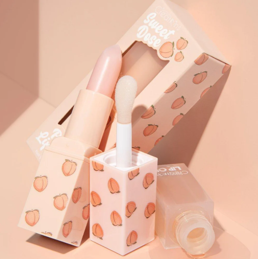 Sweet Dose Peach Lip Care - Kit de cuidado labial